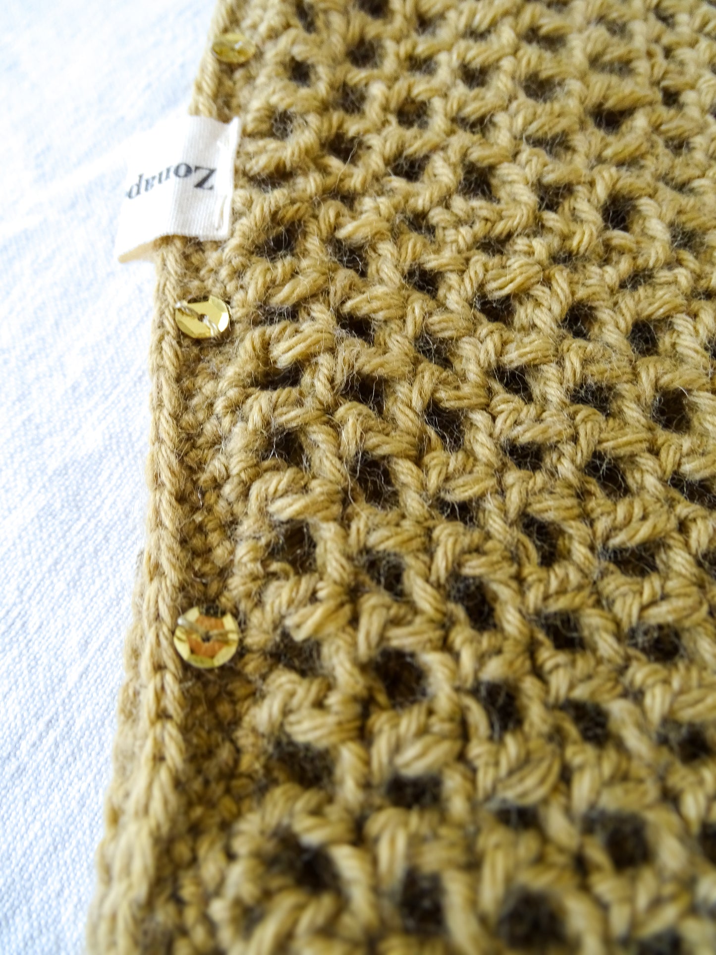 Bonnet Crochet Camel
