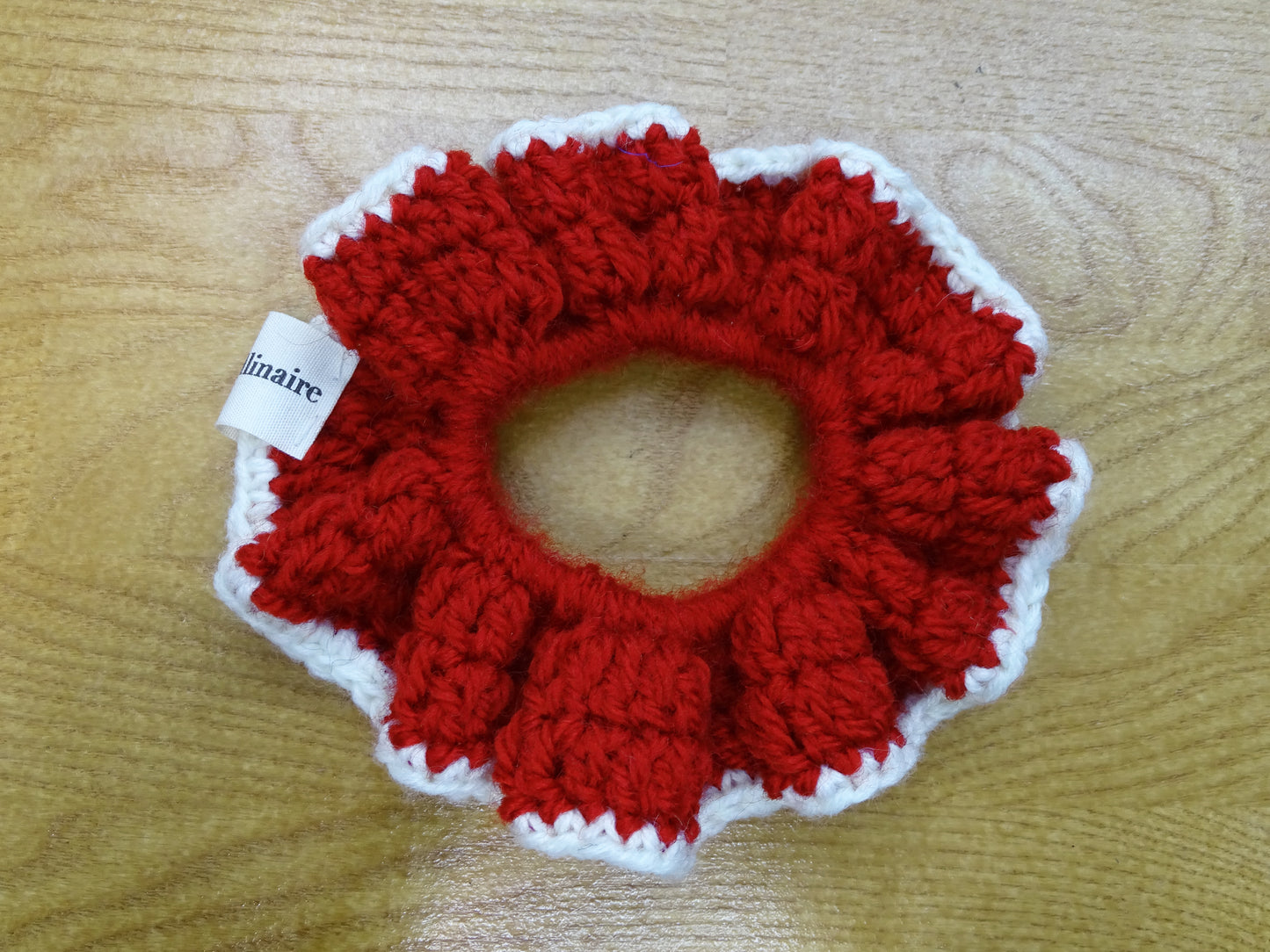 Chouchou crochet Rouge