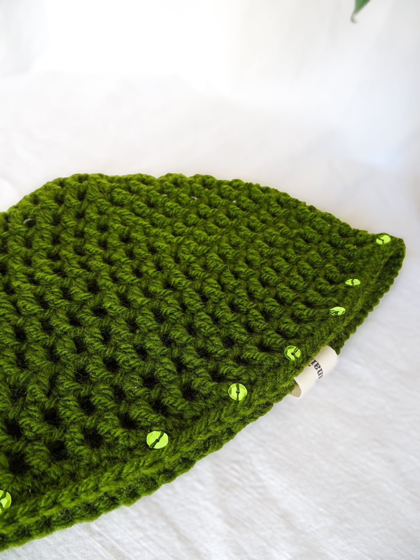 Bonnet Crochet Kaki