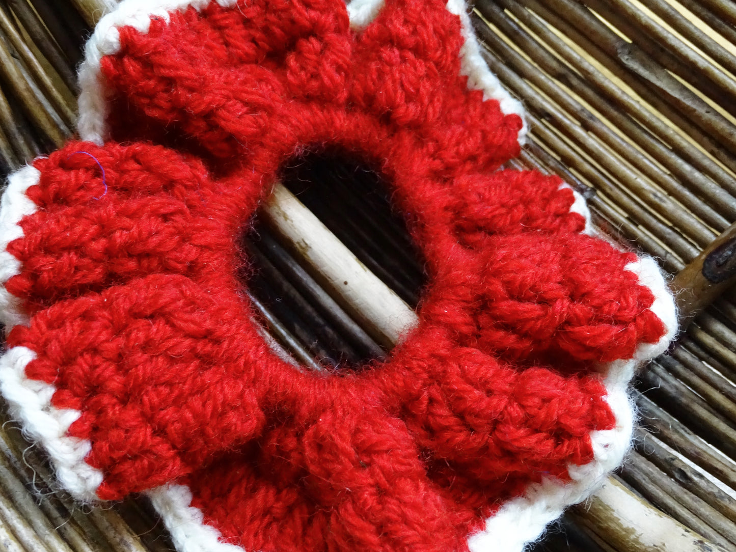 Chouchou crochet Rouge