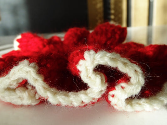 Chouchou crochet Rouge