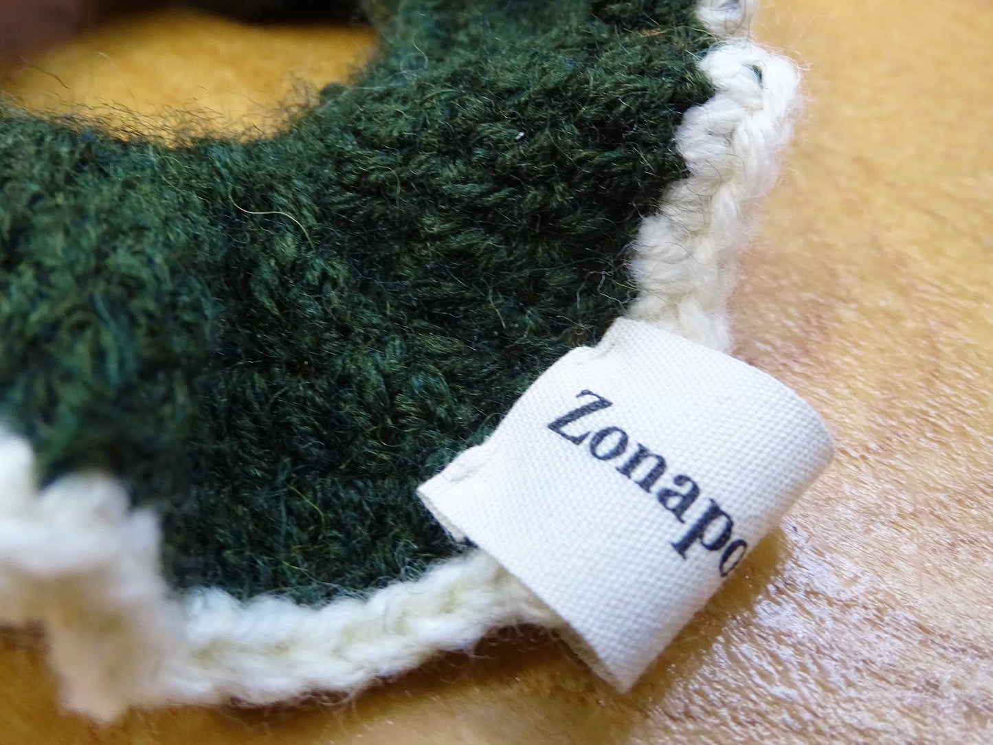 Chouchou crochet kaki